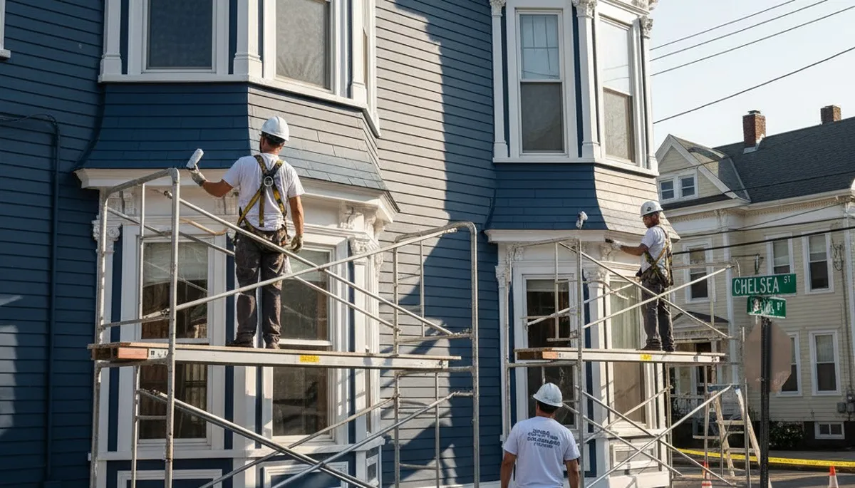 Boston, MA painting contractor providing interior and exterior house painting services
