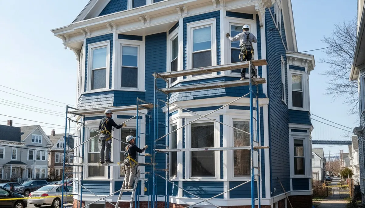 Boston, MA painting contractors providing professional interior and exterior painting services