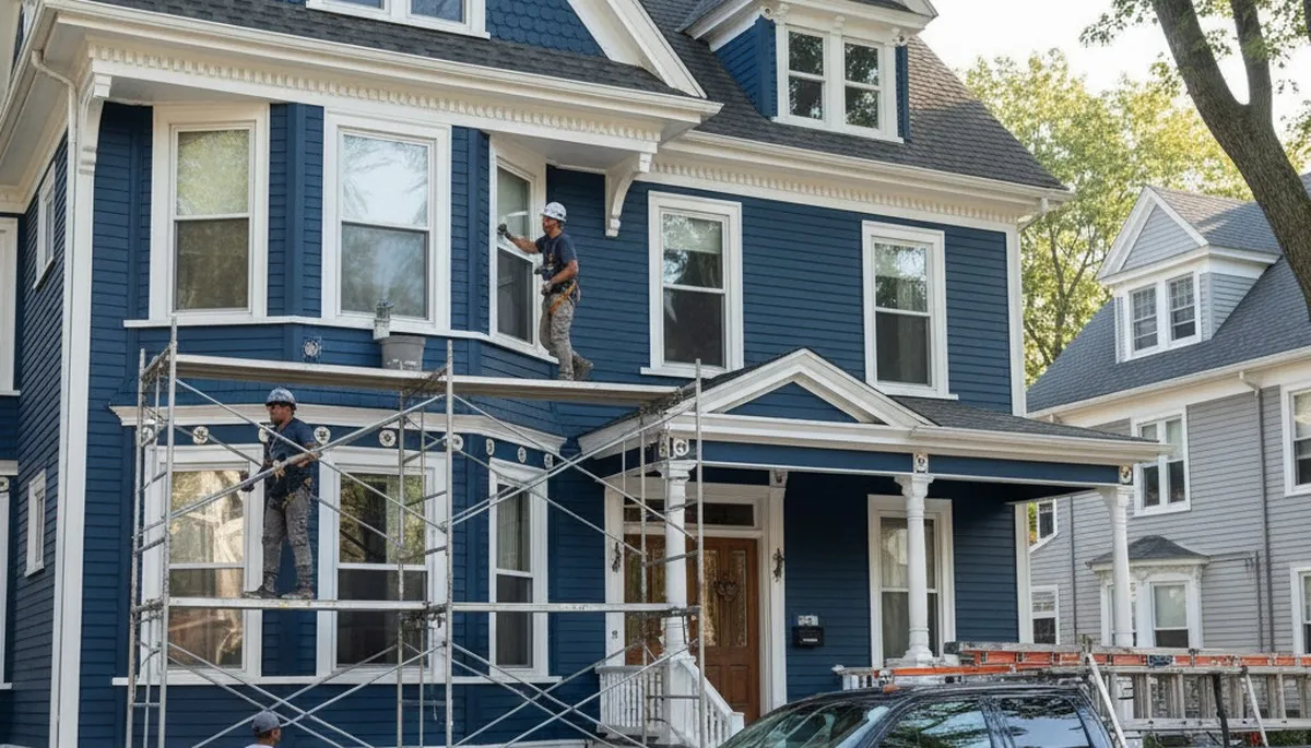 Boston MA painting contractors offering interior and exterior house painting services
